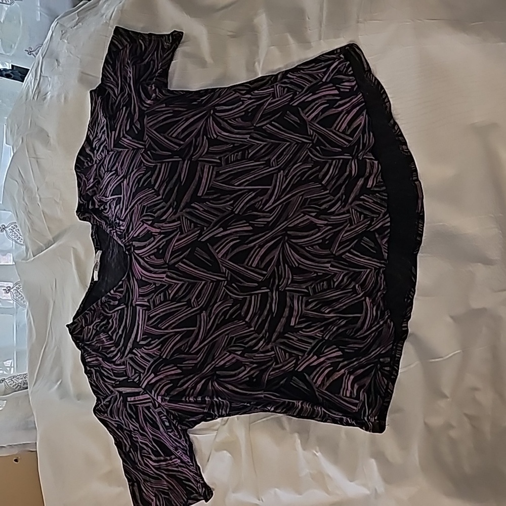 Black and Purple Top
